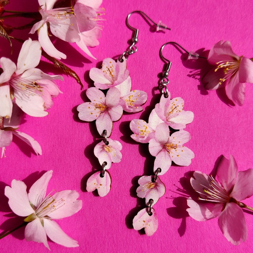 Inx Hanami korvakorut, Vaaleanpunainen