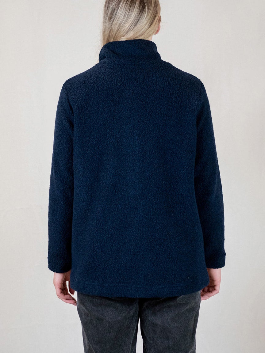 Cuosi Jemina villafleece takki, Tummansininen