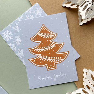 Helle Piparikuusi joulukortti