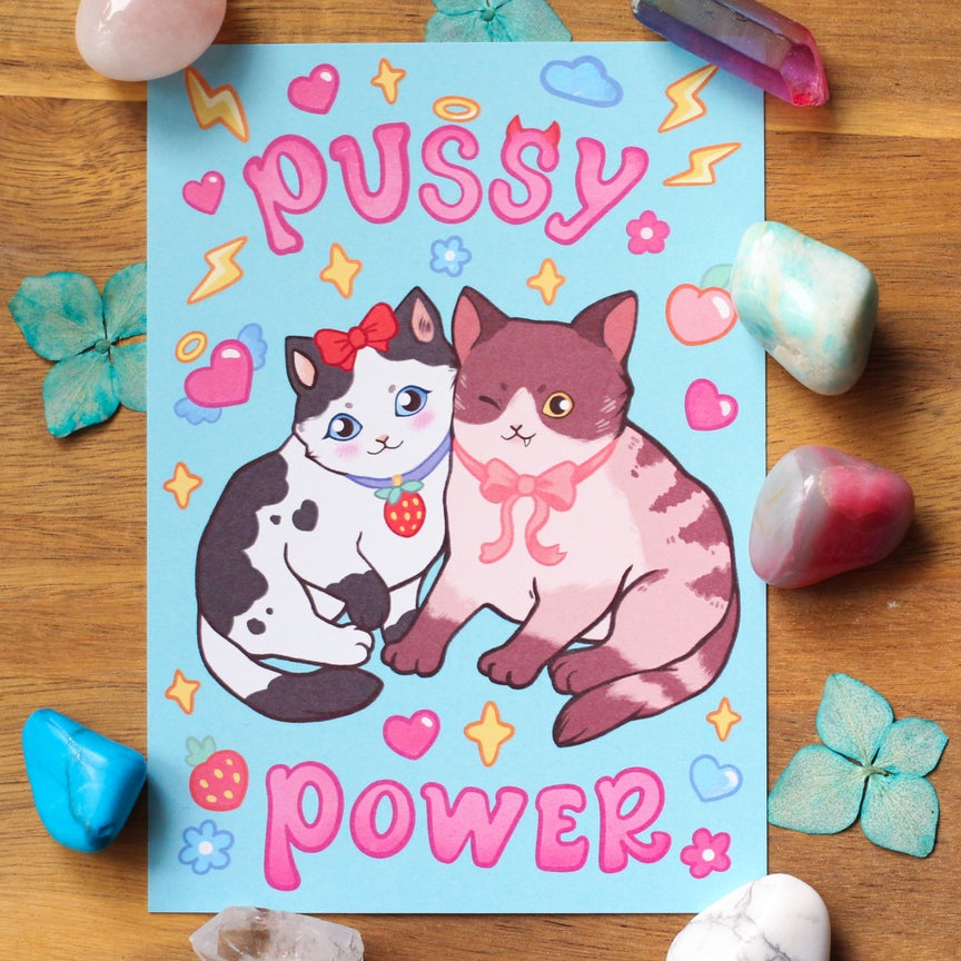 Inka Ruska Pussy Power postikortti