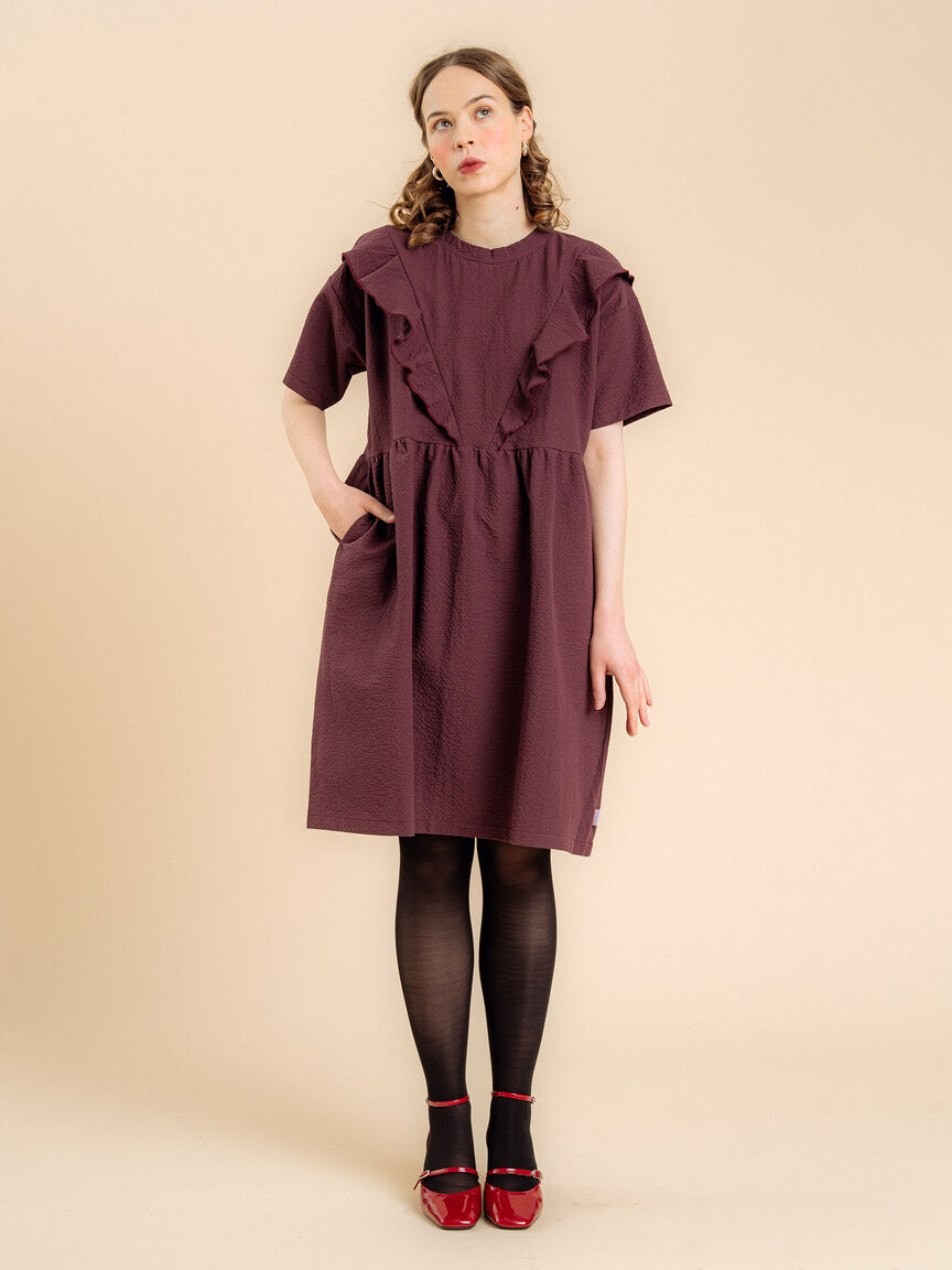 Aarre Leea mekko, Burgundy